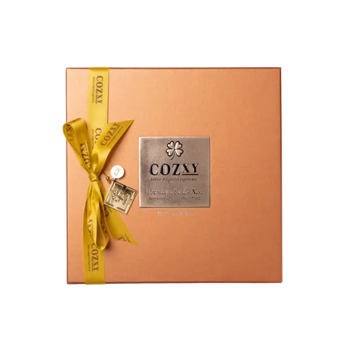 กล่องของขวัญ รังนกแท้พรีเมี่ยม 10 ขวด สูตร หวานน้อย - COZXY Product Image