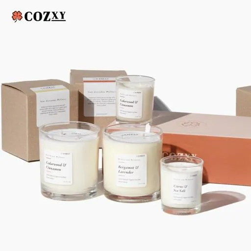 Bergamot & Lavender เทียนหอมขนาด 240g - COZXY Product Image