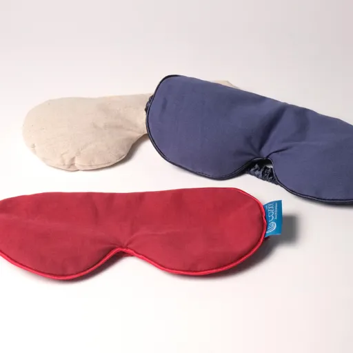 หมอนประคบตาอุ่นร้อน Eye Mask Heating Pad สีน้ำเงิน​ Navy - COZXY Product Image