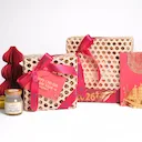 Gold Chalom Set เซ็ตตะกร้าตรุษจีนเพื่อสุขภาพ รังนกพรีเมียม 4ขวด และก้อนทองมงคล - COZXY Thumbnail