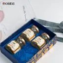 กล่องของขวัญ รังนกแท้พรีเมี่ยม 3 ขวด - น้ำเงิน Navy - COZXY Thumbnail
