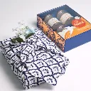 กล่องของขวัญ รังนกแท้พรีเมี่ยม 3 ขวด ห่อผ้าฟุโรชิกิ - Mother's day White